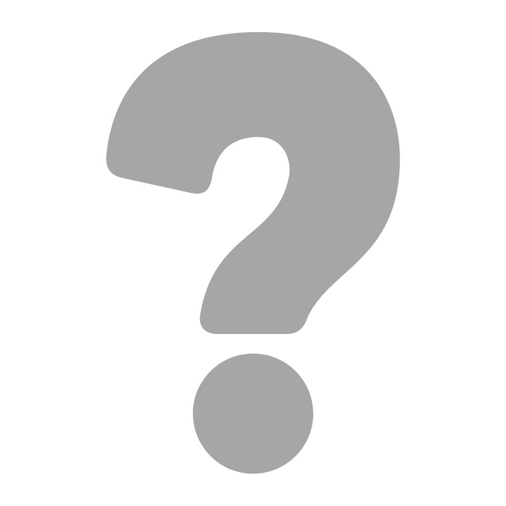question mark grey.